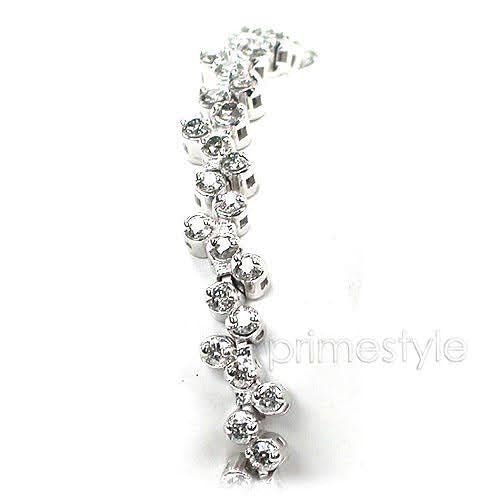 3.00-5.00 CT Round Cut Diamonds - Diamond Bracelet - Primestyle.com