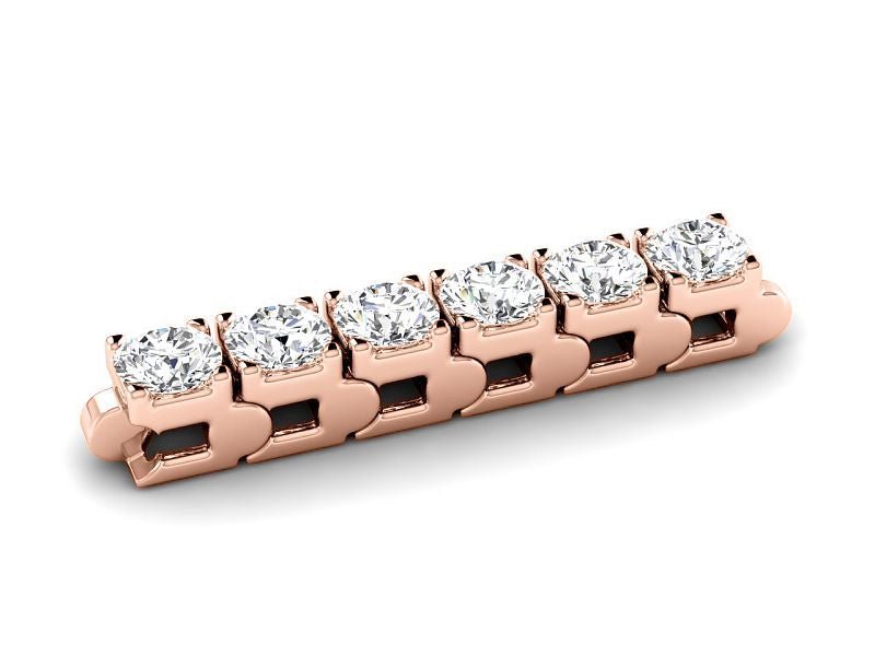 3.00 - 7.00 CT Round Cut Lab Grown Diamonds - Tennis Bracelet - Primestyle.com