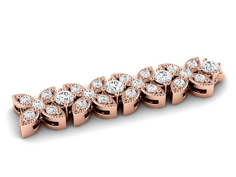 3.20-3.20 CT Round Cut Lab Grown Diamonds - Tennis Bracelet - Primestyle.com