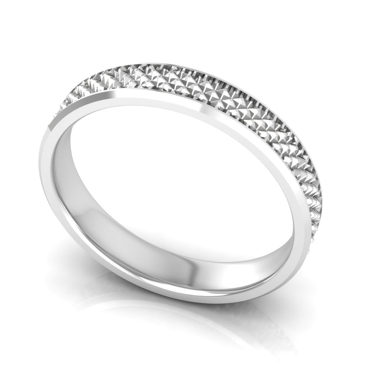4.0 mm Plain Wedding Band in 14KT, 18KT & Platinum - Primestyle.com