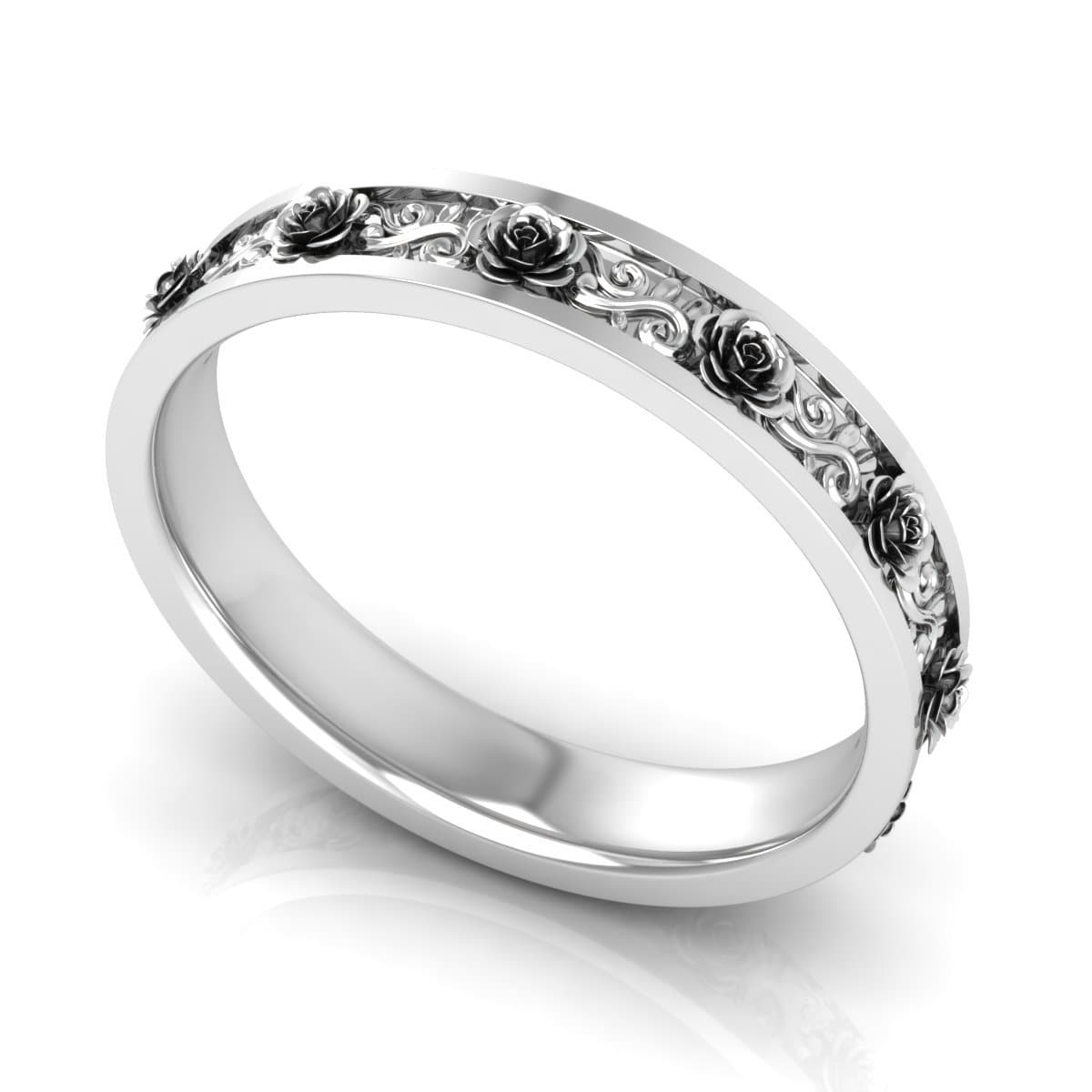 4.0 mm Plain Wedding Band in 14KT, 18KT & Platinum
