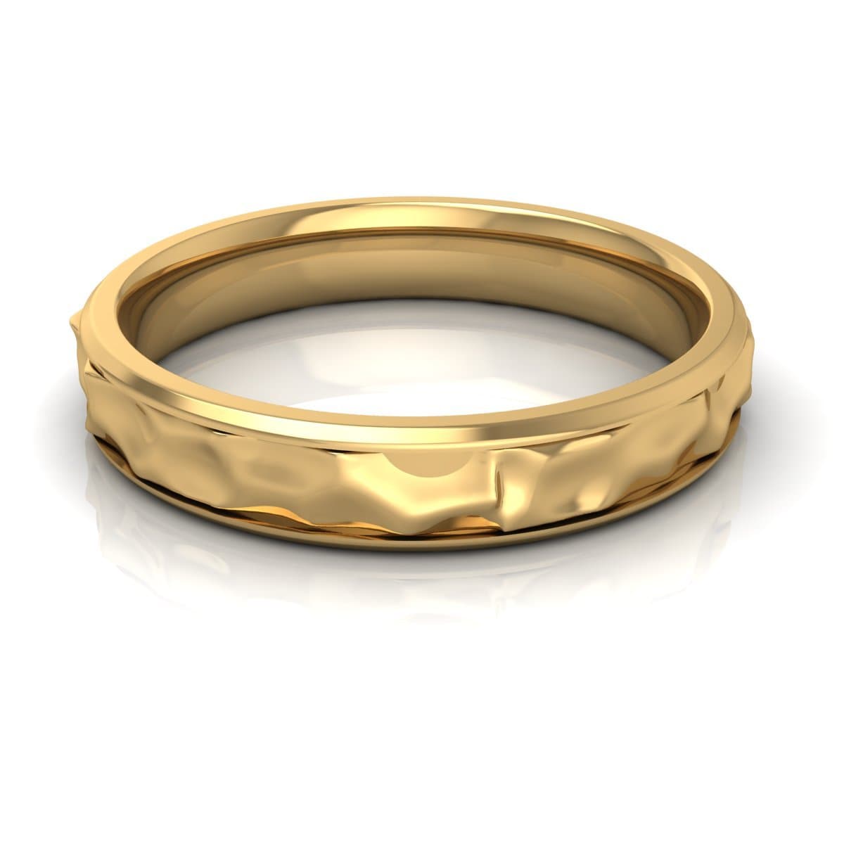 4.0 mm Plain Wedding Band in 14KT, 18KT & Platinum - Primestyle.com