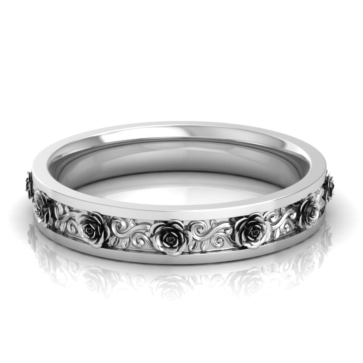 4.0 mm Plain Wedding Band in 14KT, 18KT & Platinum