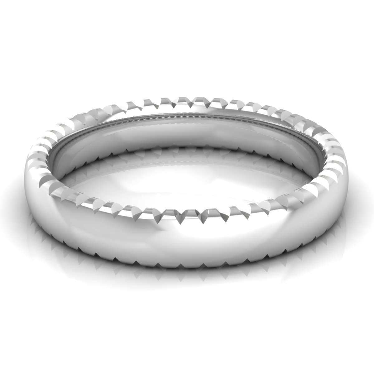4.0 mm Plain Wedding Band in 14KT, 18KT & Platinum