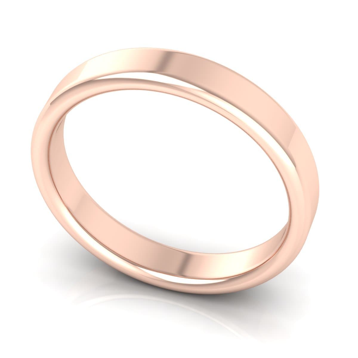 4.0 mm Plain Wedding Band in 14KT, 18KT & Platinum