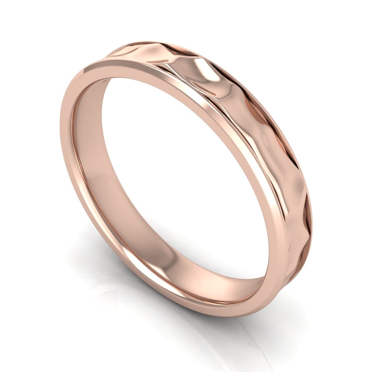 4.0 mm Plain Wedding Band in 14KT, 18KT & Platinum - Primestyle.com
