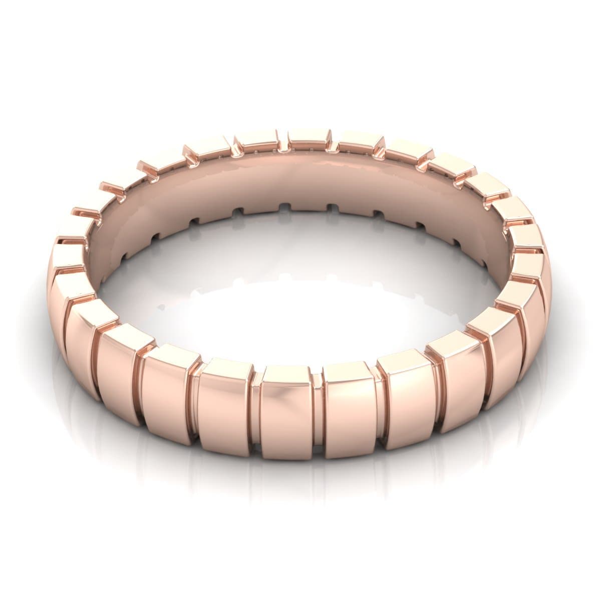 4.0 mm Plain Wedding Band in 14KT, 18KT & Platinum - Primestyle.com