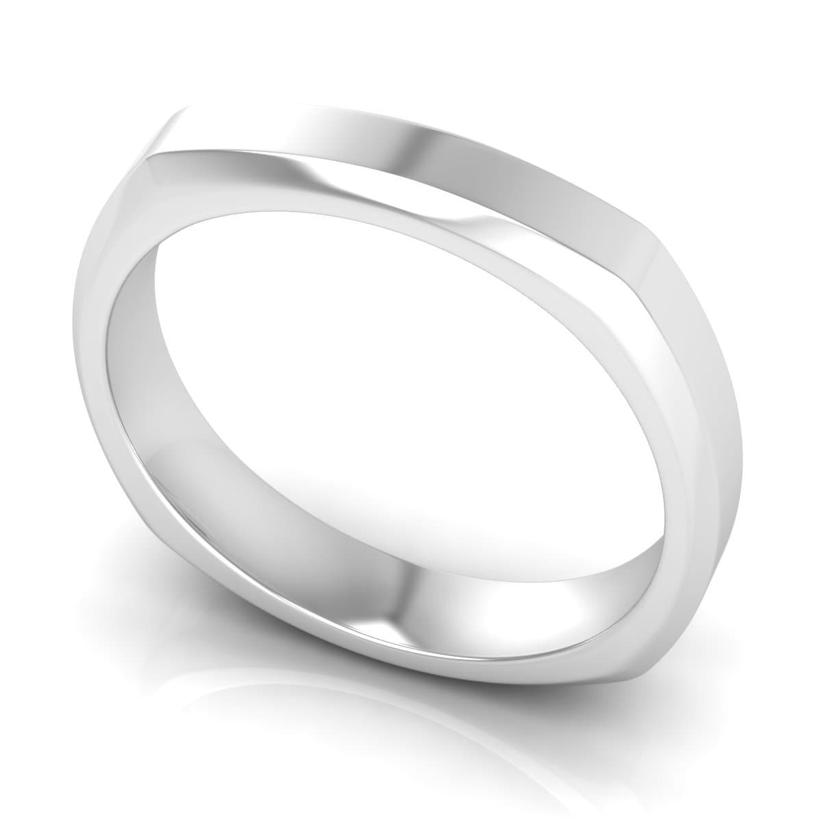 4.0 mm Plain Wedding Band in 14KT, 18KT & Platinum
