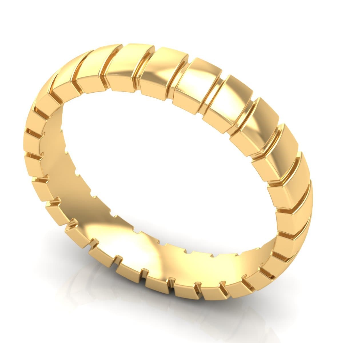 4.0 mm Plain Wedding Band in 14KT, 18KT & Platinum - Primestyle.com