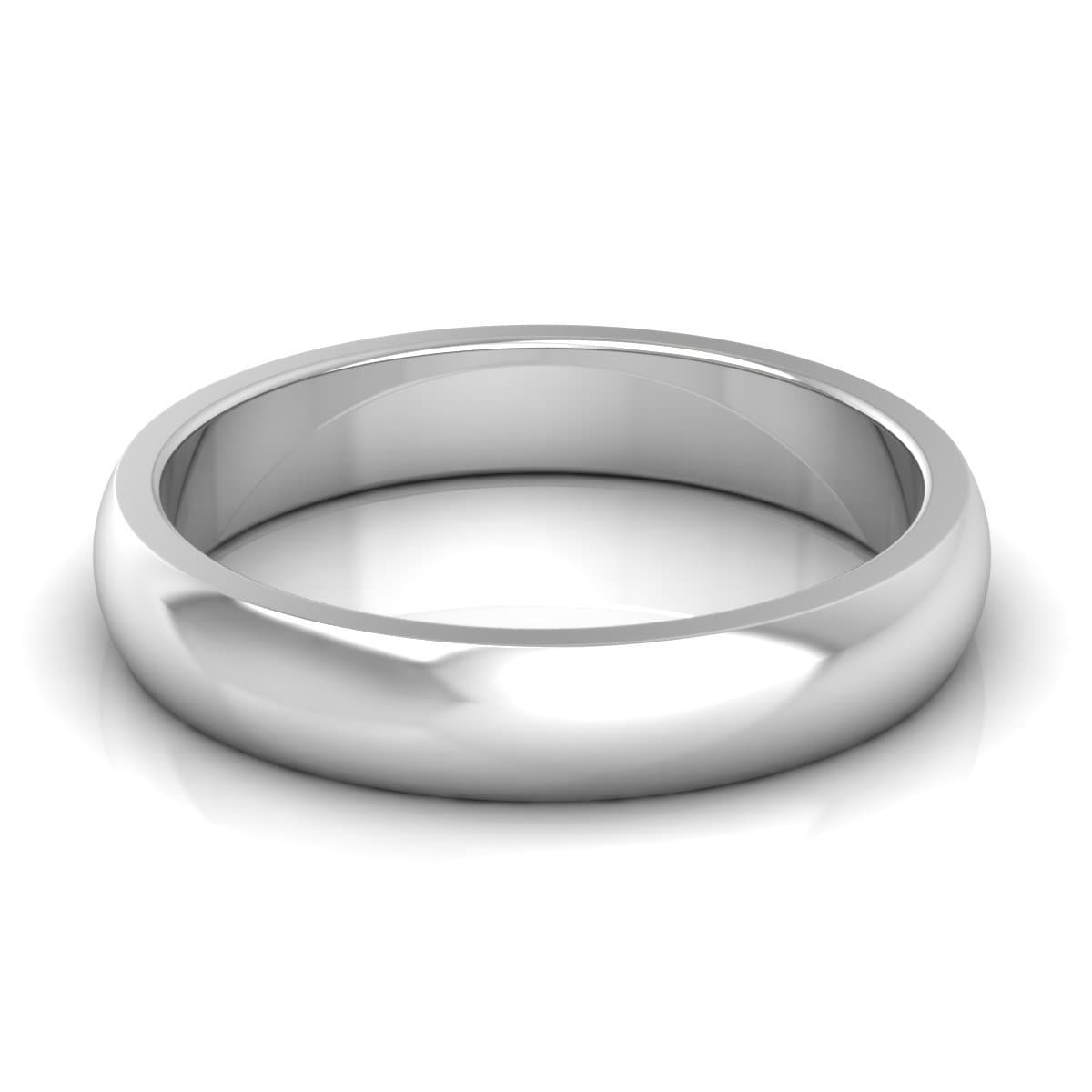 4.0 mm Plain Wedding Band in 14KT, 18KT & Platinum