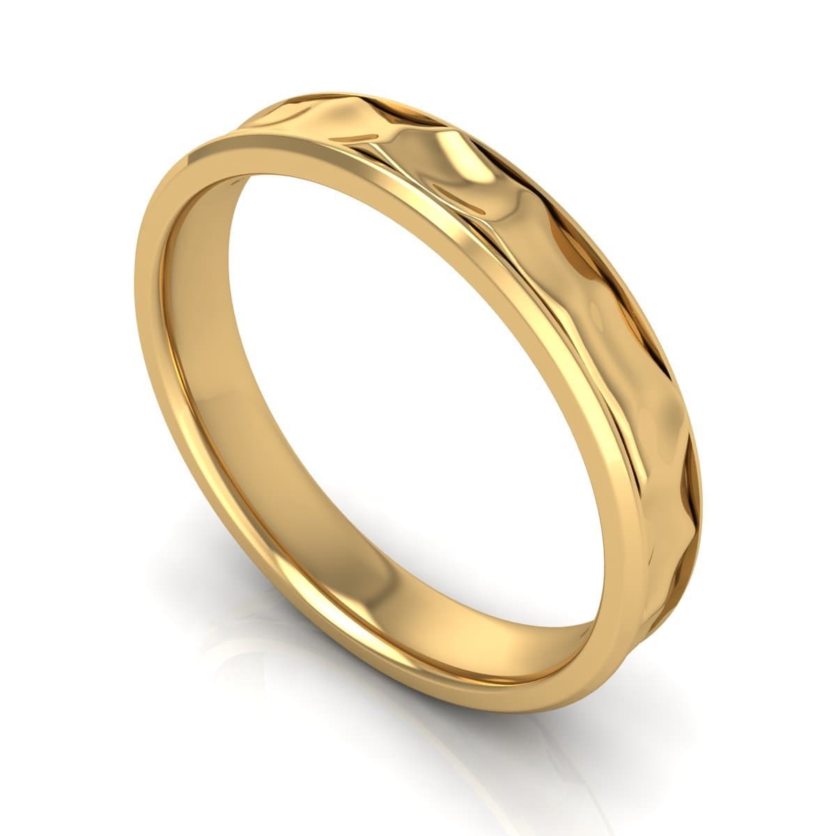 4.0 mm Plain Wedding Band in 14KT, 18KT & Platinum - Primestyle.com