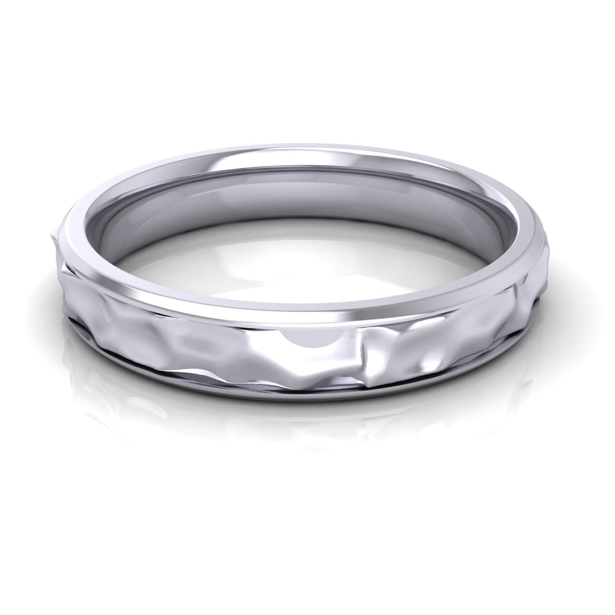 4.0 mm Plain Wedding Band in 14KT, 18KT & Platinum - Primestyle.com