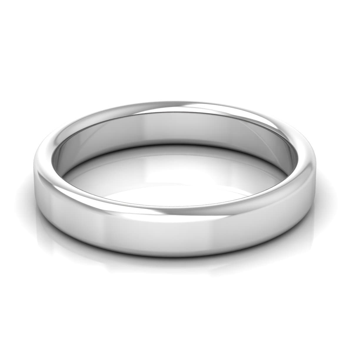 4.0 mm Plain Wedding Band in 14KT, 18KT & Platinum