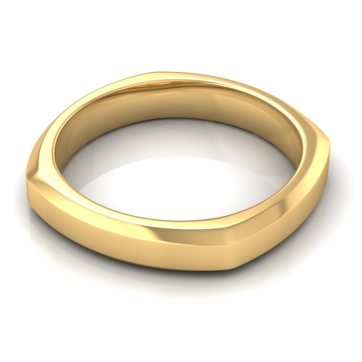 4.0 mm Plain Wedding Band in 14KT, 18KT & Platinum