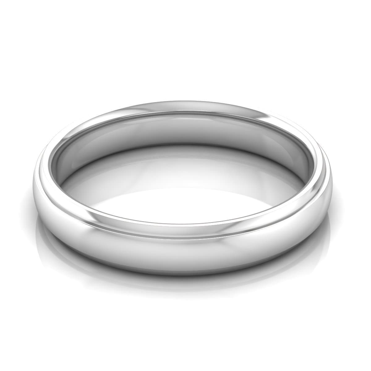 4.0 mm Plain Wedding Band in 14KT, 18KT & Platinum