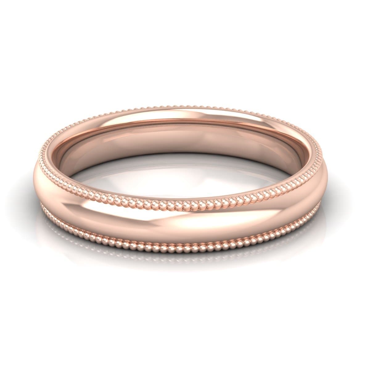 4.0 mm Plain Wedding Band in 14KT, 18KT & Platinum
