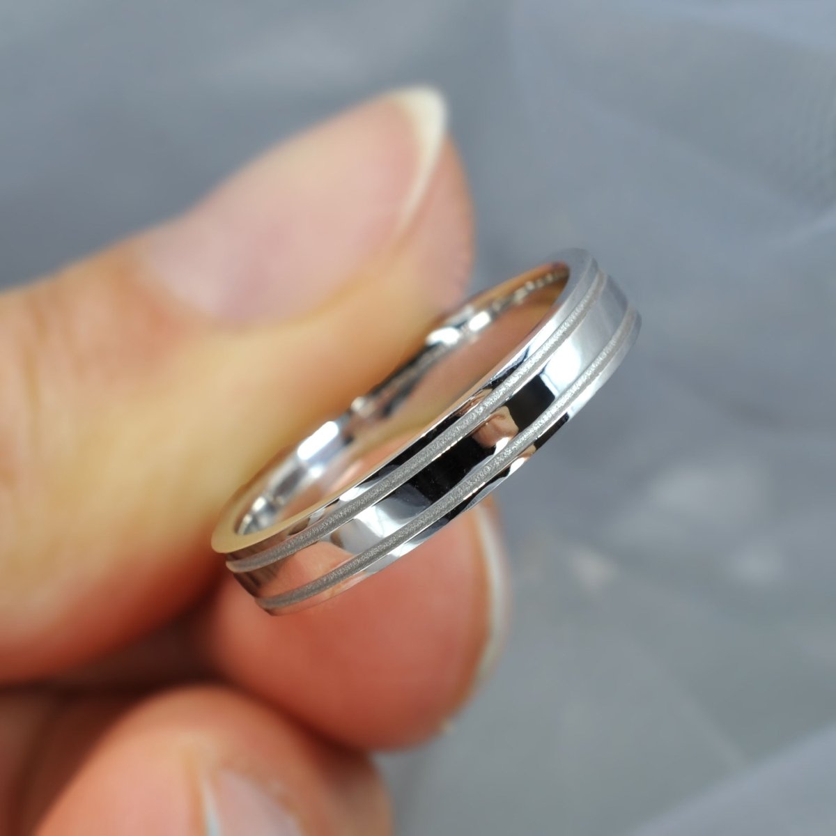 4.0 mm Plain Wedding Band in 14KT, 18KT & Platinum