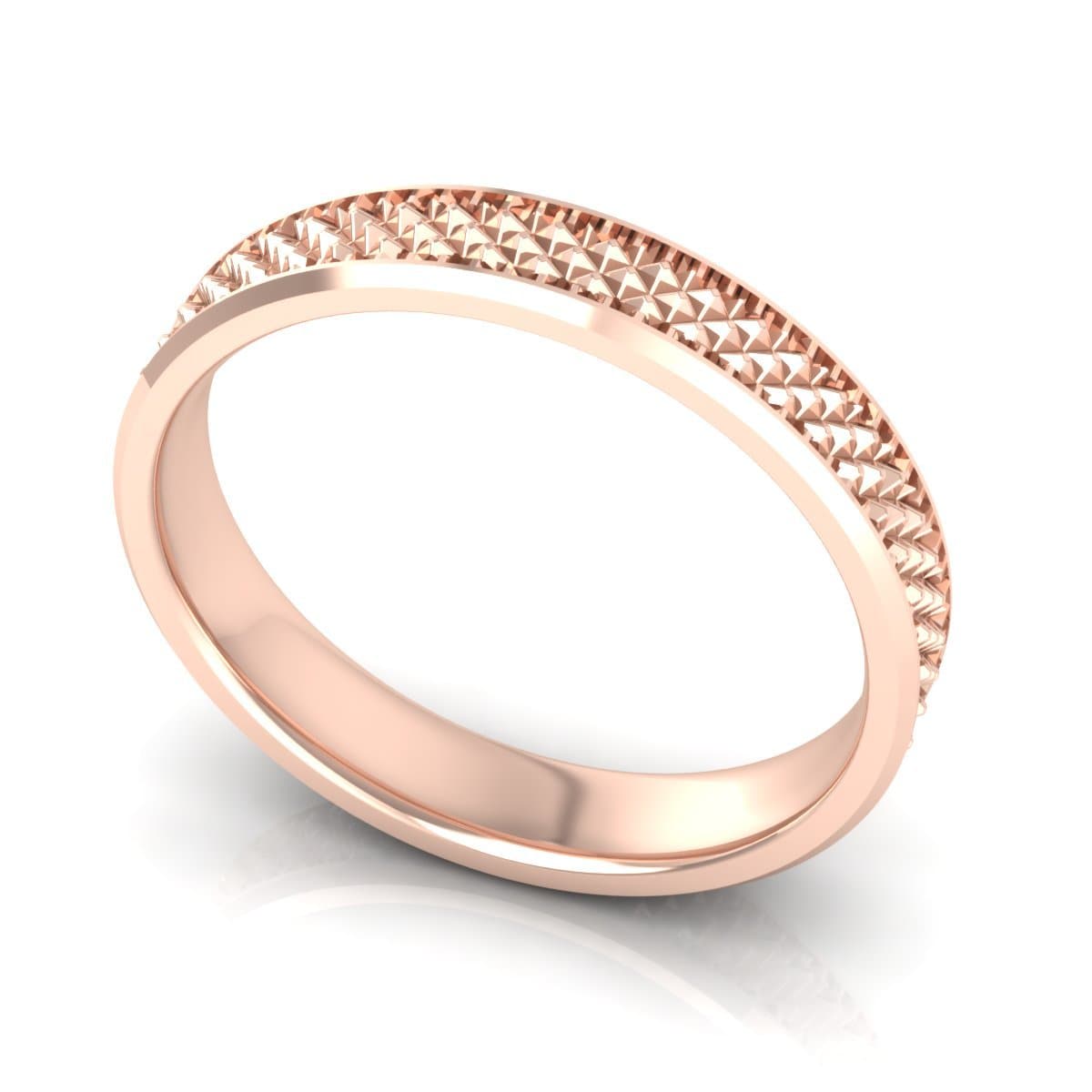 4.0 mm Plain Wedding Band in 14KT, 18KT & Platinum - Primestyle.com