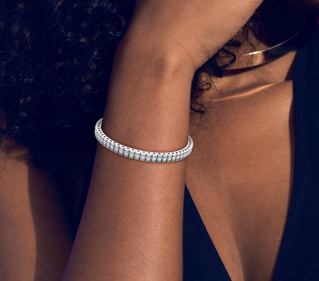 4.00 - 14.00 CT Princess Cut Diamonds - Tennis Bracelet - Primestyle.com