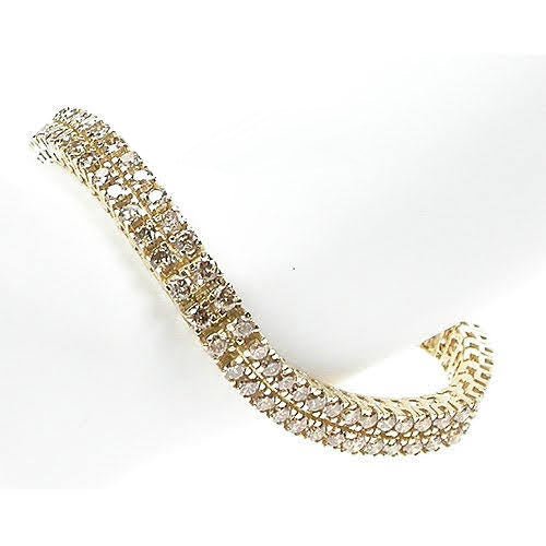 4.10-8.00 CT Round Cut Diamonds - Diamond Bracelet - Primestyle.com