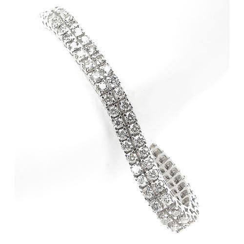 4.10-8.00 CT Round Cut Diamonds - Tennis Bracelet - Primestyle.com