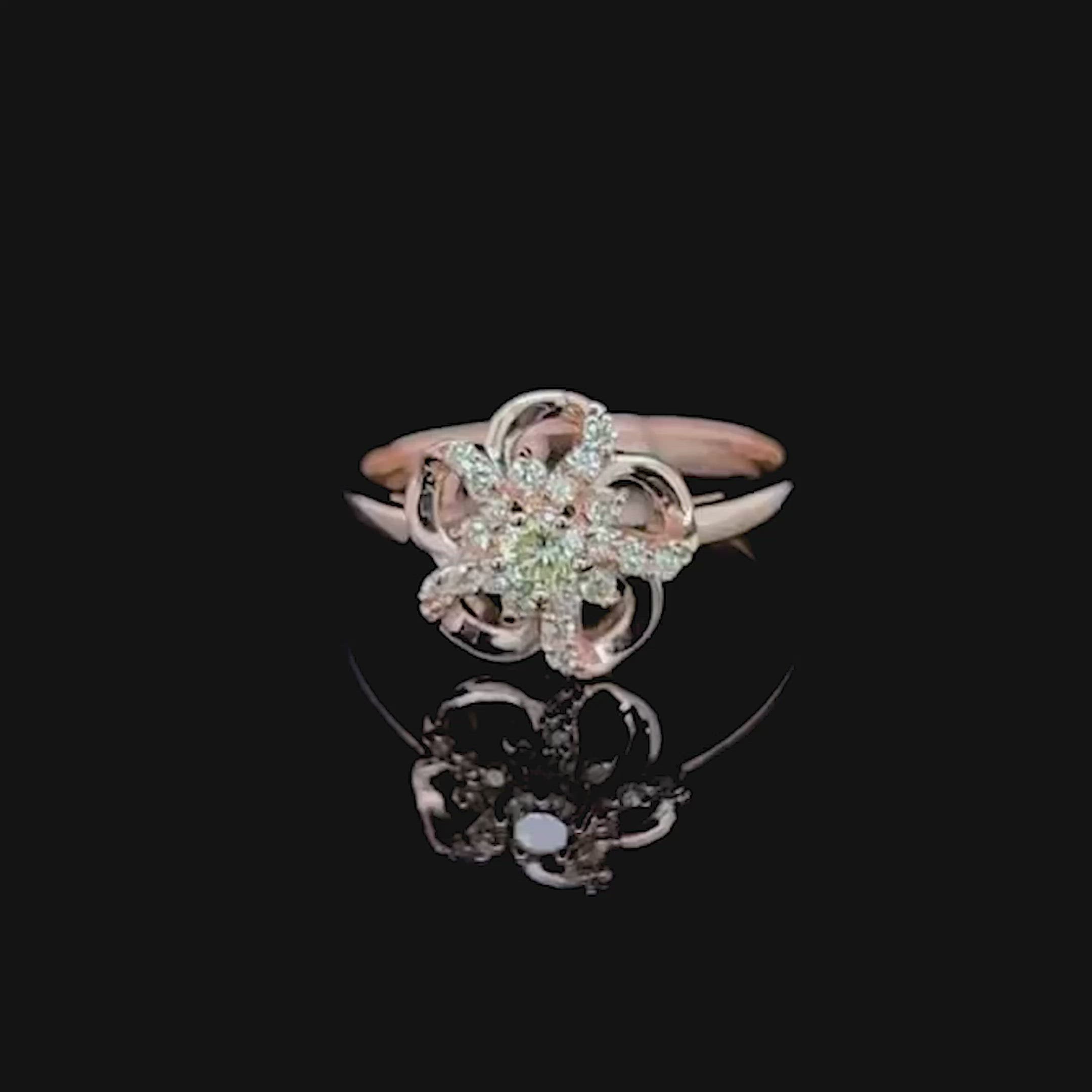 0.30 CT Round Cut Diamonds - Fashion Ring