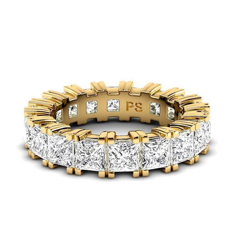 4.60 CT Princess Cut Diamonds - Eternity Rings