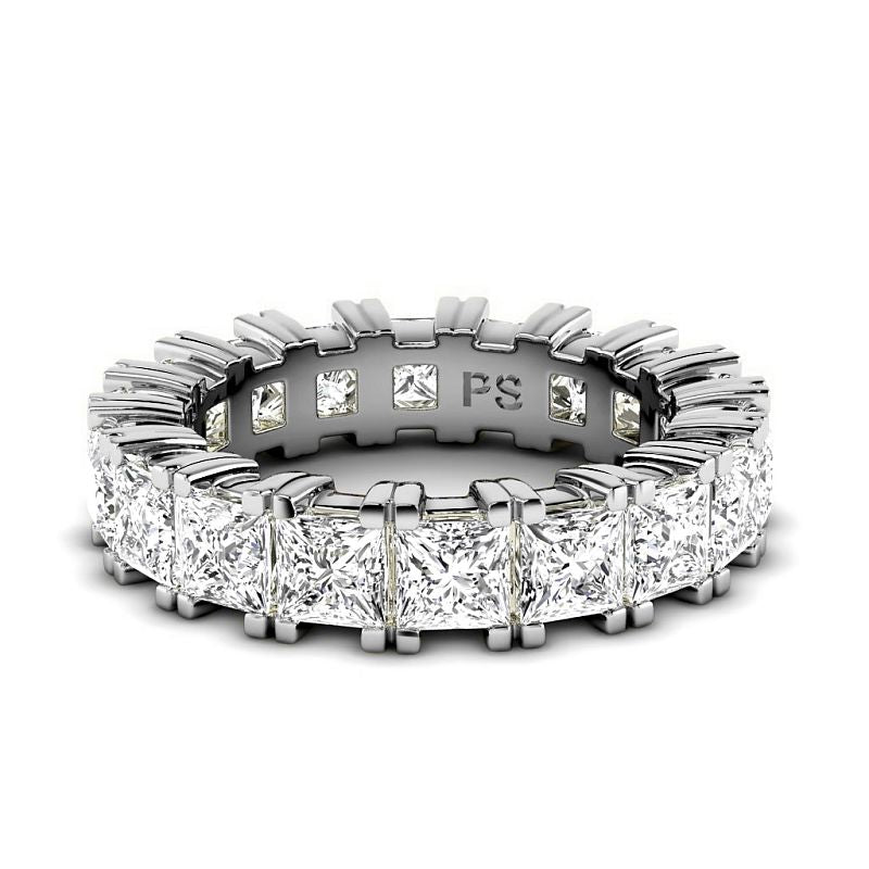 4.60 CT Princess Cut Diamonds - Eternity Rings