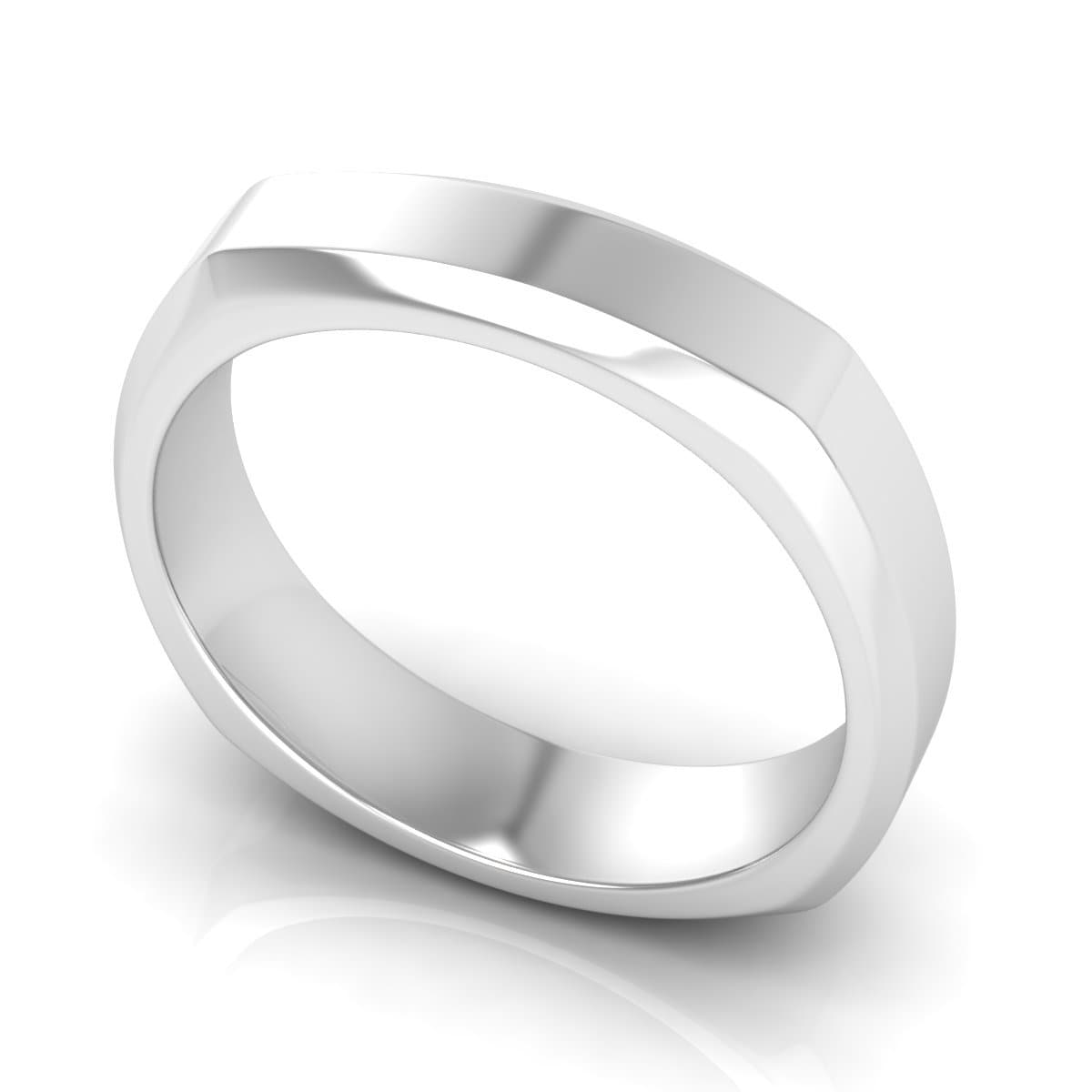 5.0 mm Plain Wedding Band in 14KT, 18KT & Platinum