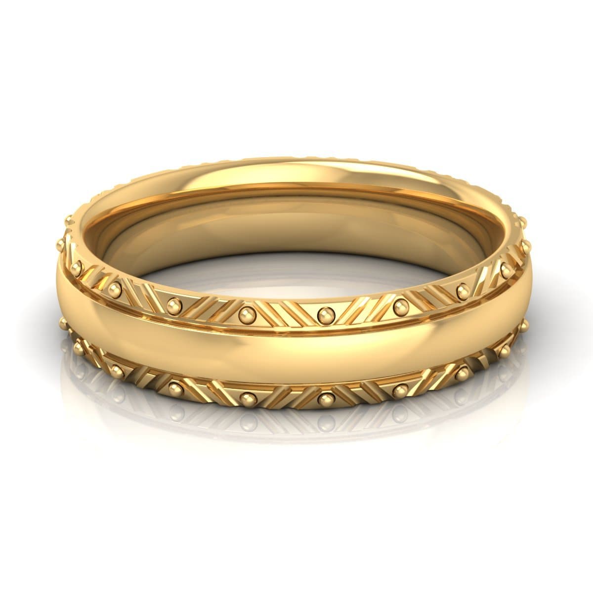 5.0 mm Plain Wedding Band in 14KT, 18KT & Platinum