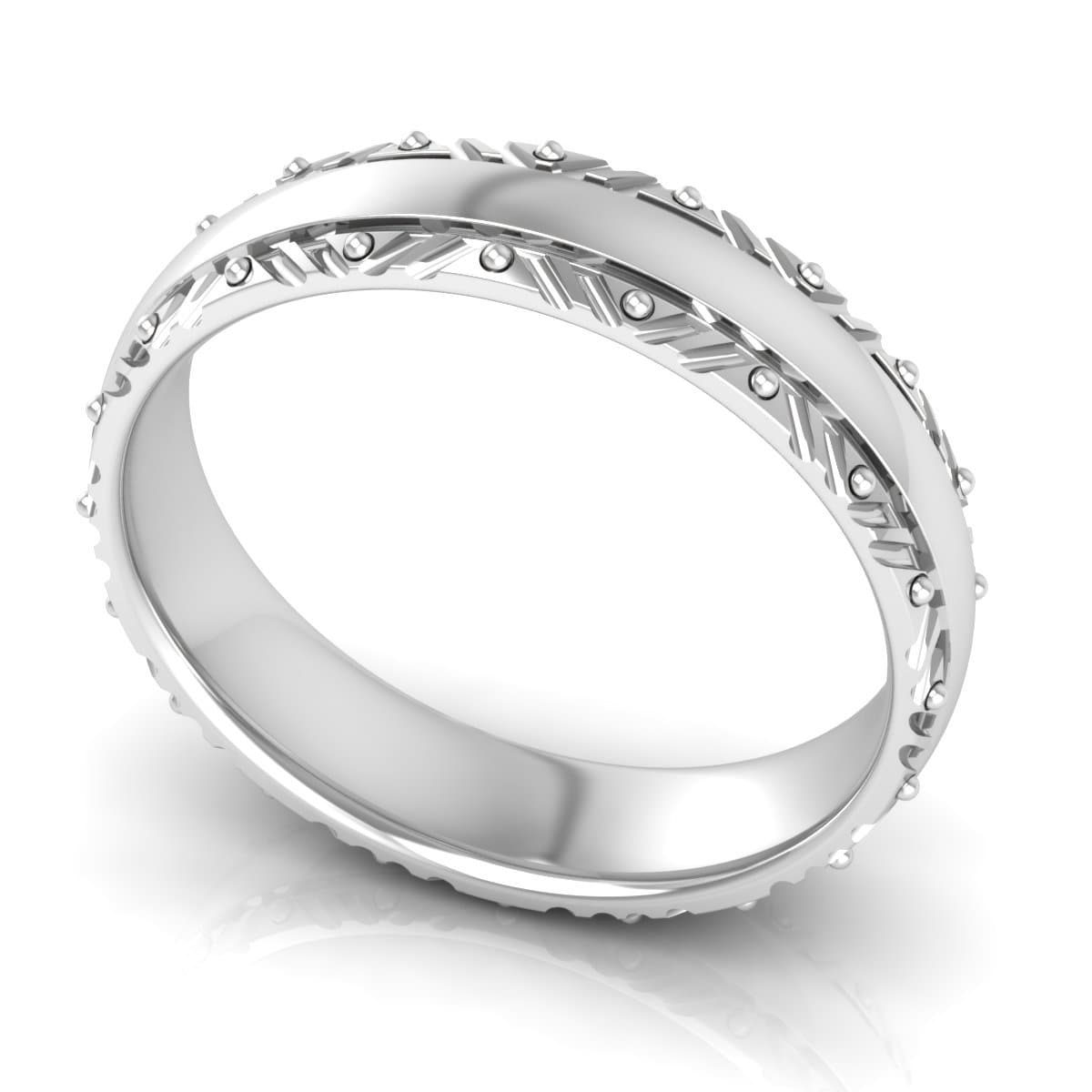 5.0 mm Plain Wedding Band in 14KT, 18KT & Platinum - Primestyle.com