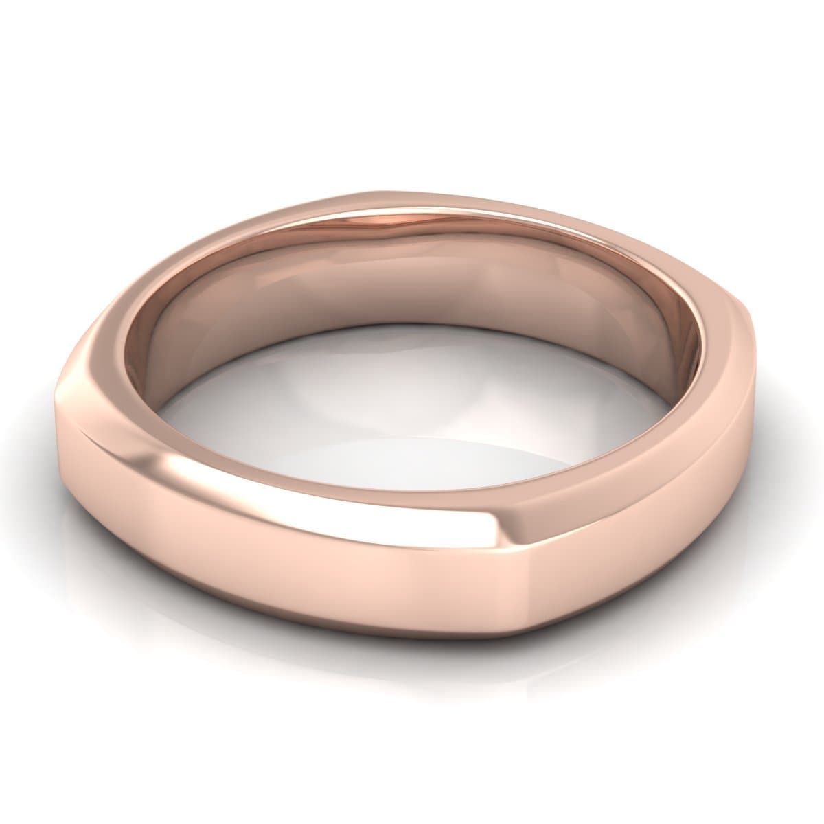 5.0 mm Plain Wedding Band in 14KT, 18KT & Platinum - Primestyle.com