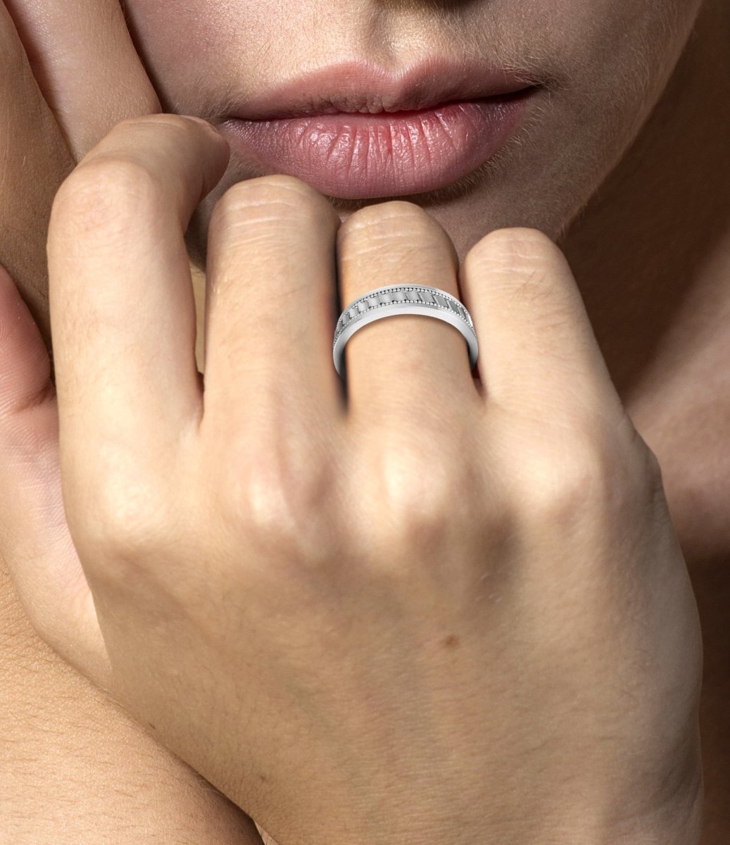 5.0 mm Plain Wedding Band in 14KT, 18KT & Platinum