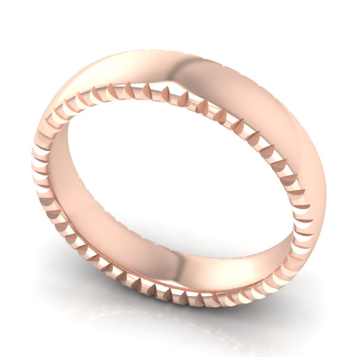 5.0 mm Plain Wedding Band in 14KT, 18KT & Platinum - Primestyle.com
