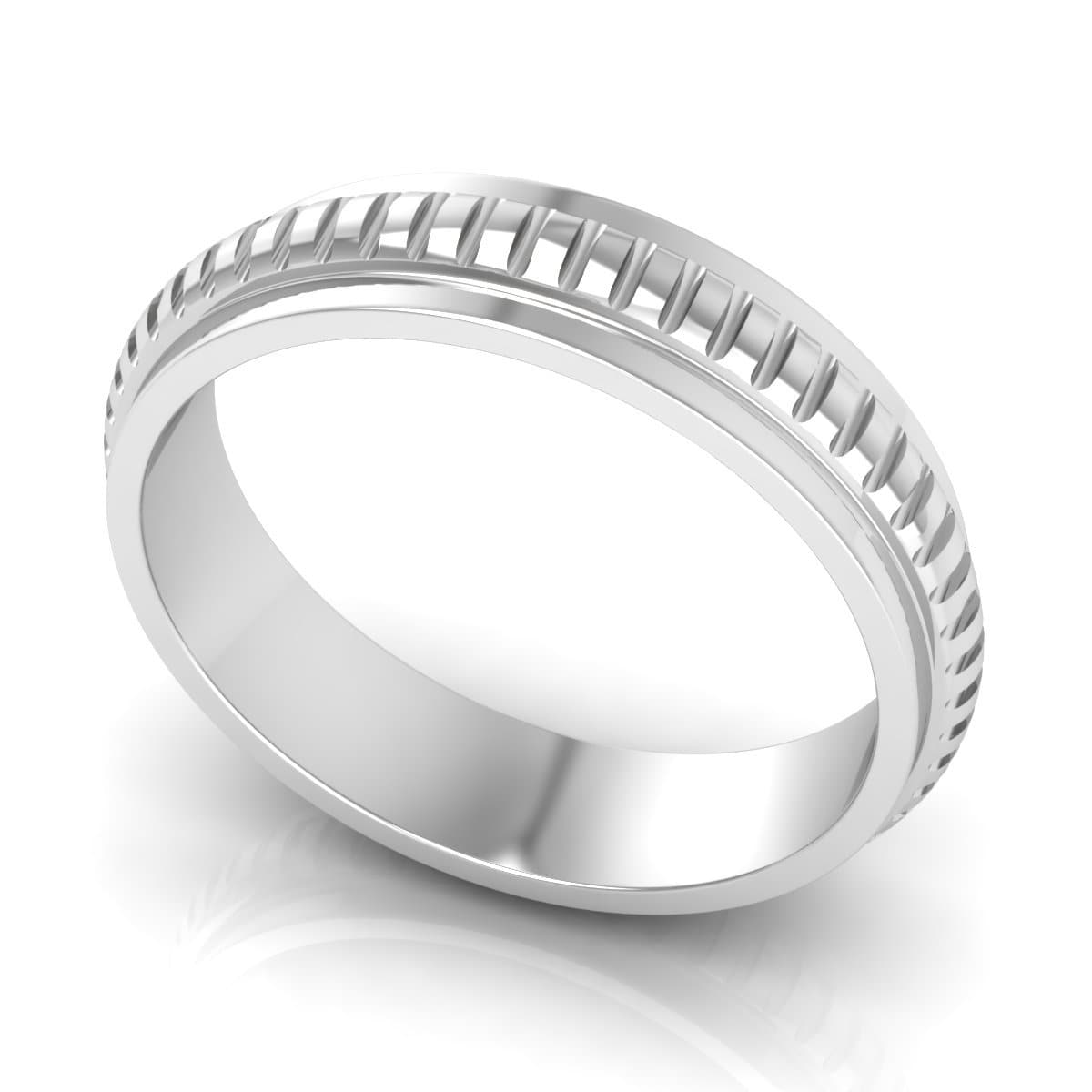5.0 mm Plain Wedding Band in 14KT, 18KT & Platinum - Primestyle.com