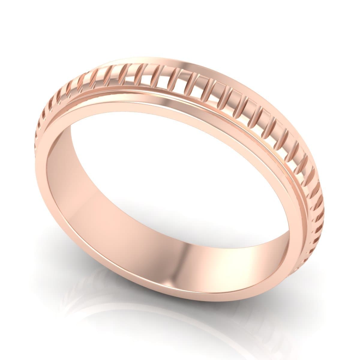 5.0 mm Plain Wedding Band in 14KT, 18KT & Platinum - Primestyle.com