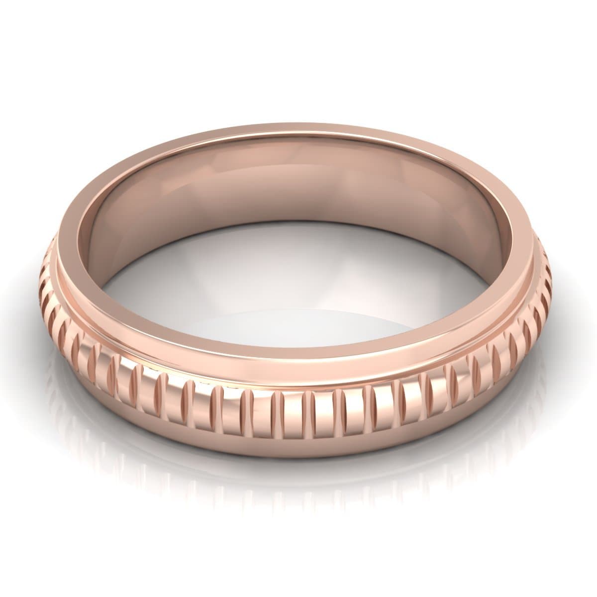 5.0 mm Plain Wedding Band in 14KT, 18KT & Platinum - Primestyle.com