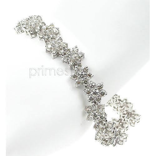 5.20-9.00 CT Round Cut Natural Diamonds - Diamond Bracelets