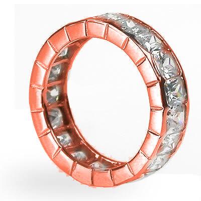 5.20 CT Emerald Cut Diamonds - Eternity Ring - Primestyle.com