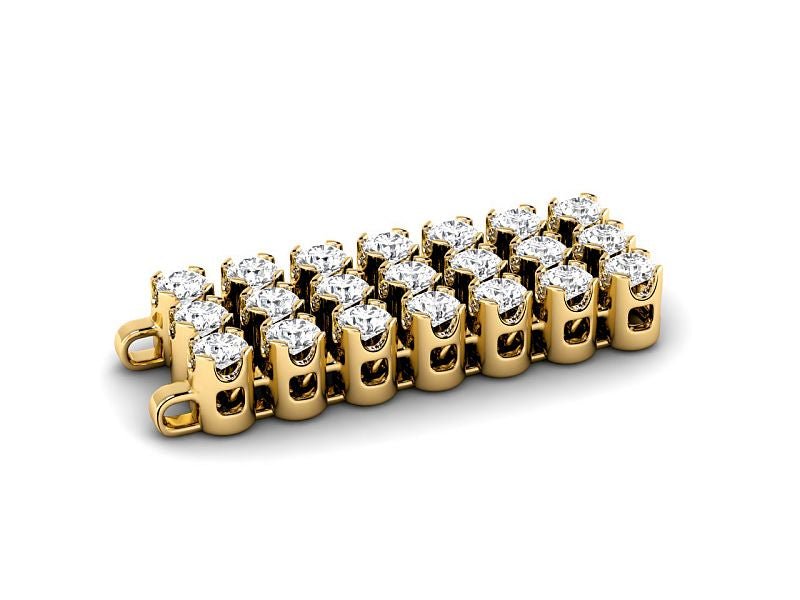 5.50-6.50 CT Round Cut Lab Grown Diamonds - Designer Bracelet - Primestyle.com