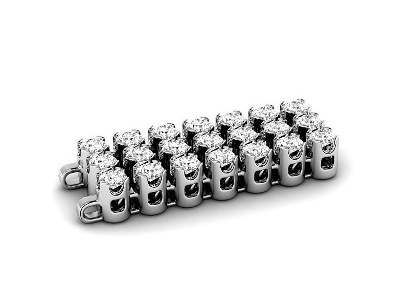 5.50-6.50 CT Round Cut Lab Grown Diamonds - Designer Bracelet - Primestyle.com