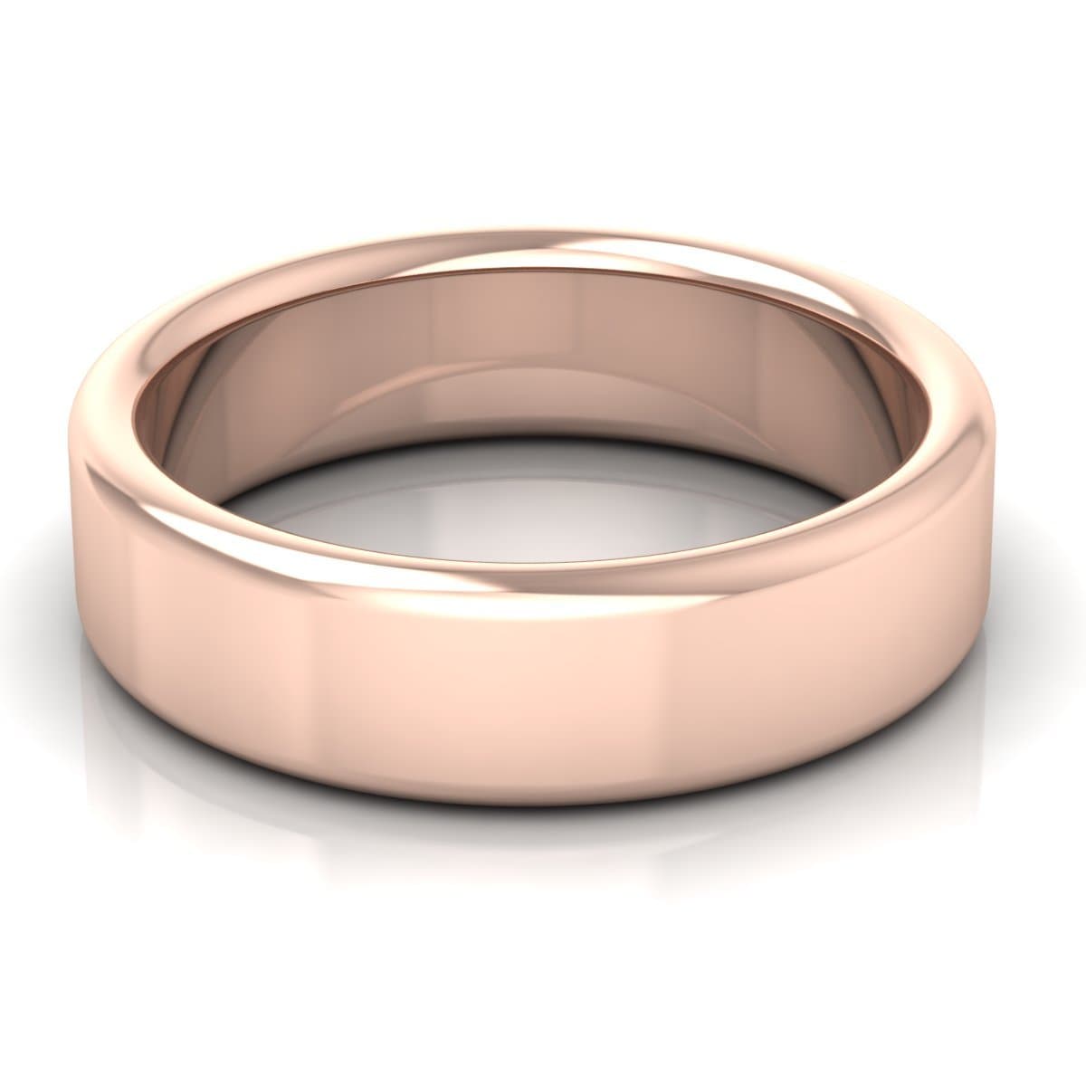 6.0 mm Plain Wedding Band in 14KT, 18KT & Platinum - Primestyle.com