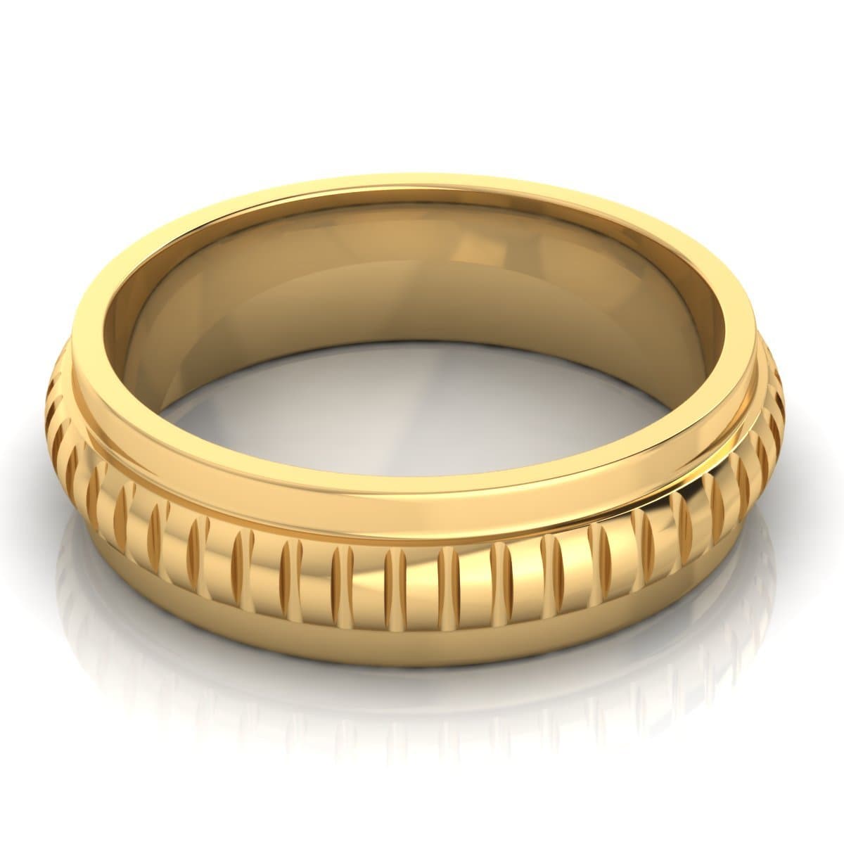 6.0 mm Plain Wedding Band in 14KT, 18KT & Platinum