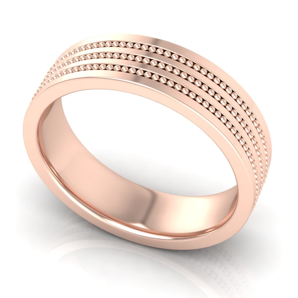 6.0 mm Plain Wedding Band in 14KT, 18KT & Platinum