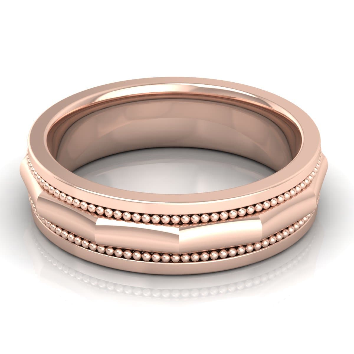 6.0 mm Plain Wedding Band in 14KT, 18KT & Platinum