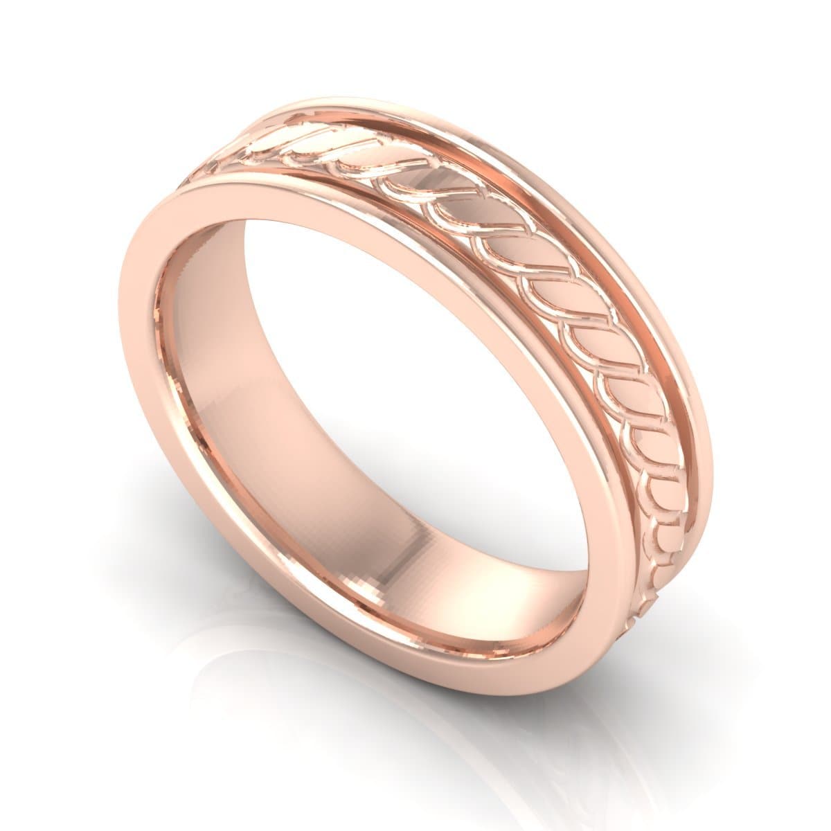 6.0 mm Plain Wedding Band in 14KT, 18KT & Platinum