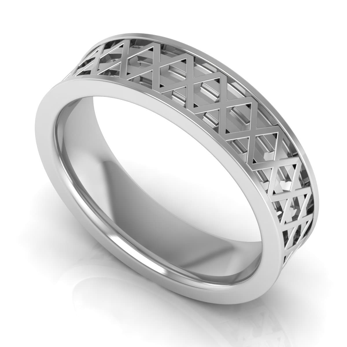 6.0 mm Plain Wedding Band in 14KT, 18KT & Platinum