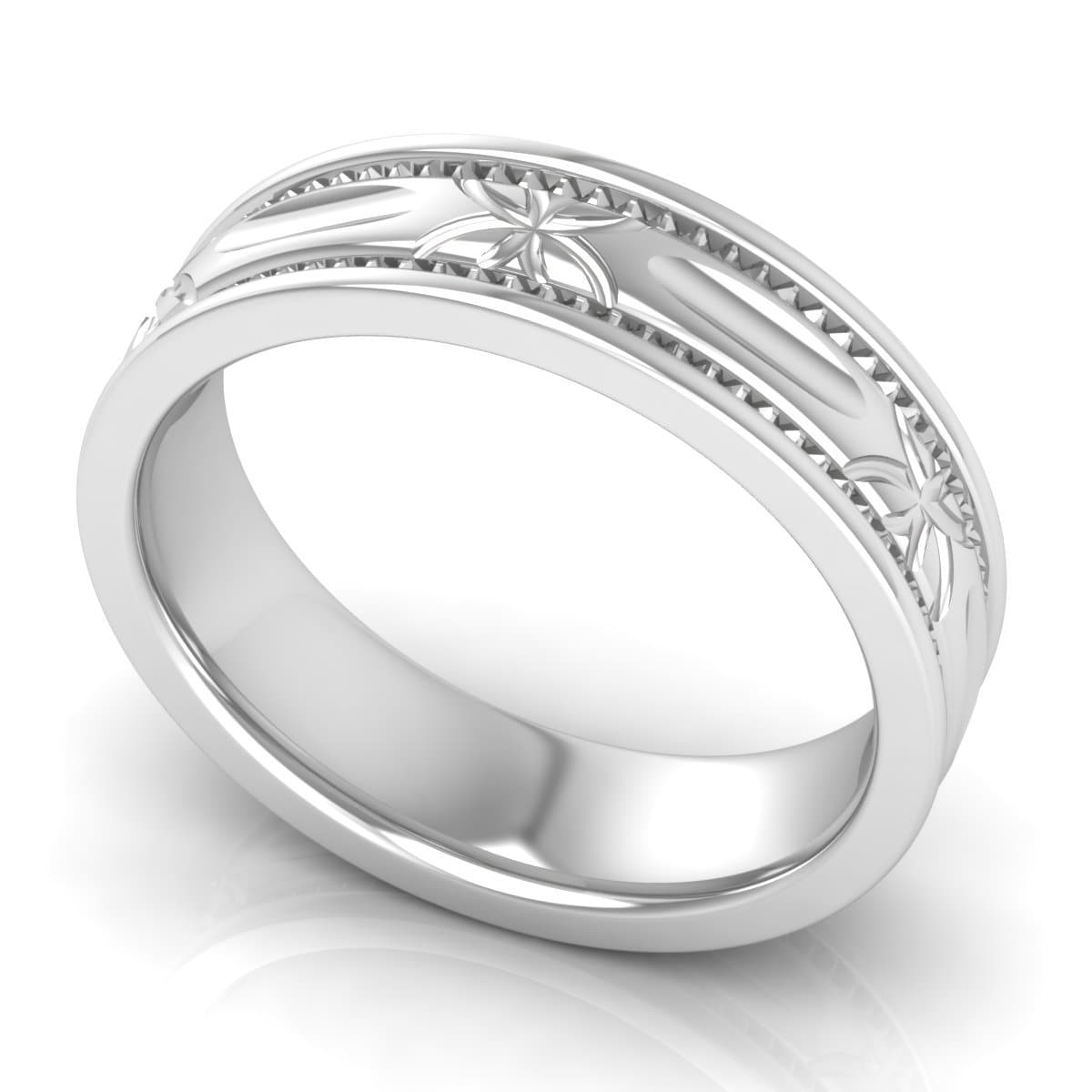 6.0 mm Plain Wedding Band in 14KT, 18KT & Platinum