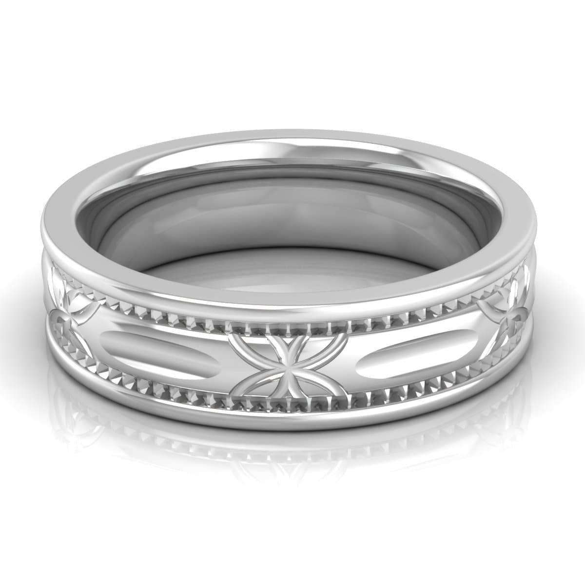 6.0 mm Plain Wedding Band in 14KT, 18KT & Platinum - Primestyle.com