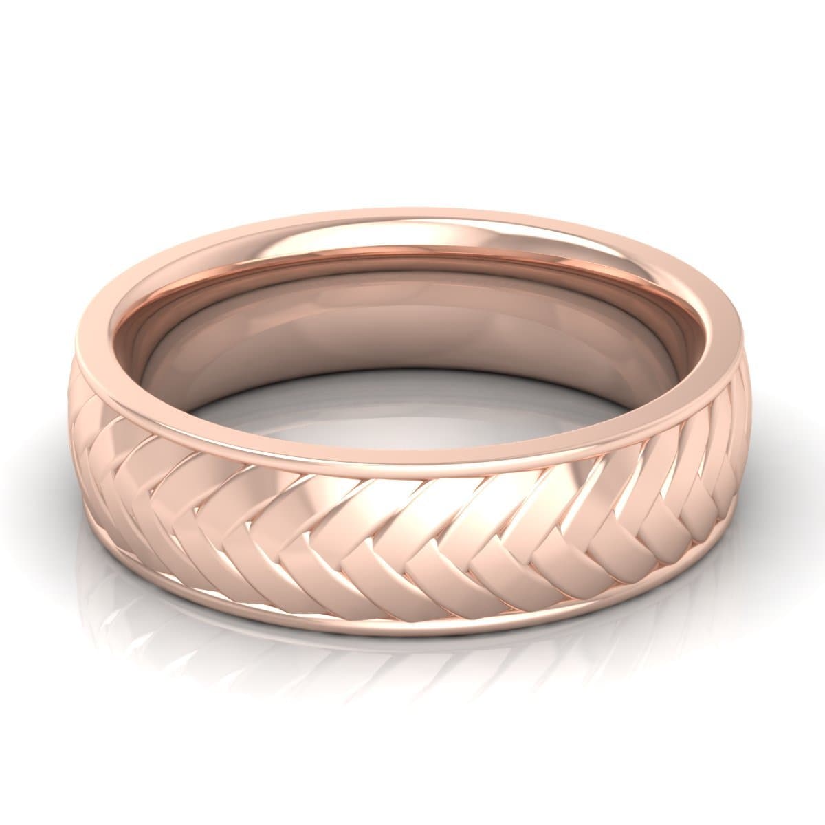 6.0 mm Plain Wedding Band in 14KT, 18KT & Platinum